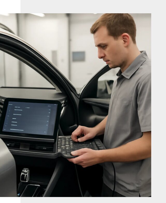 Русификация мультимедиа автомобилей Lynk Co в Благовещенске